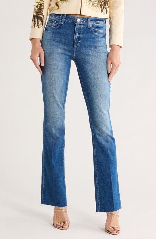 Ruth Raw Hem Straight Leg Jeans