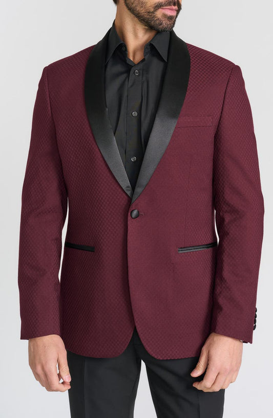 Tonal Jacquard Dinner Jacket