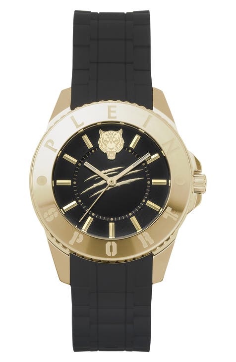 Reloj con correa de silicona Glam, 40 mm