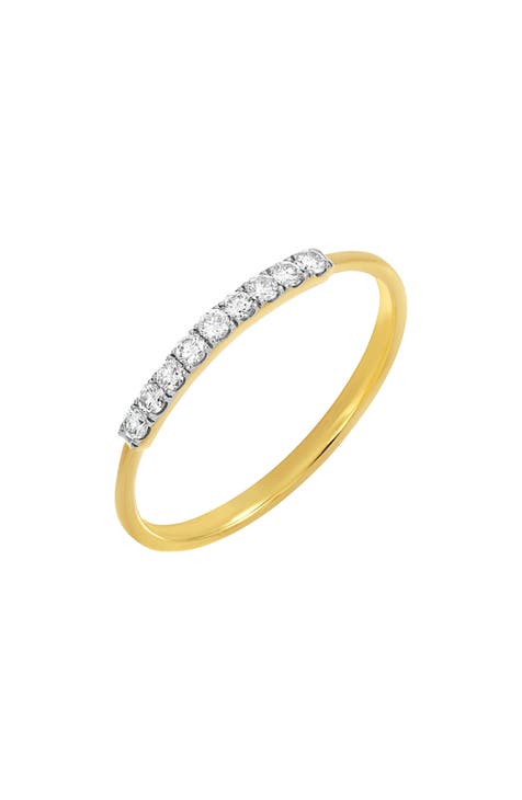 Anillo apilable de diamantes - 0,15 ct. (Exclusivo Nordstrom)