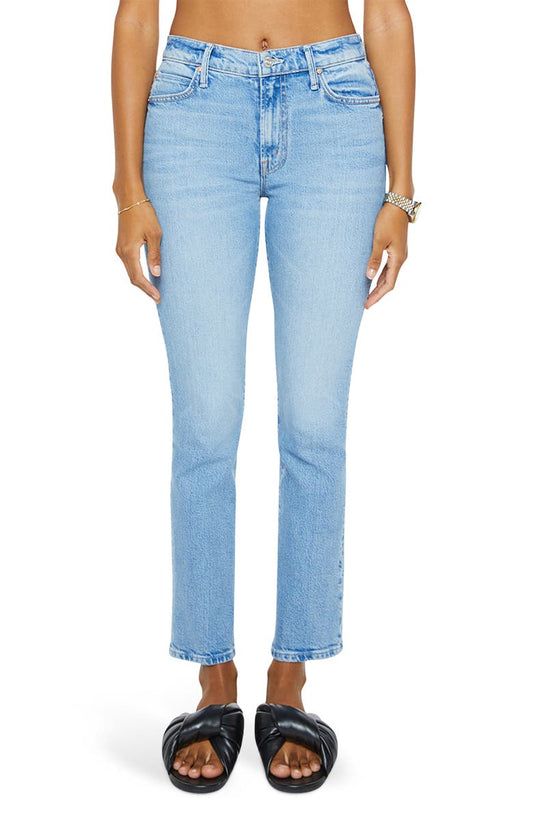 Rascal Hover High Waist Ankle Straight Leg Jeans