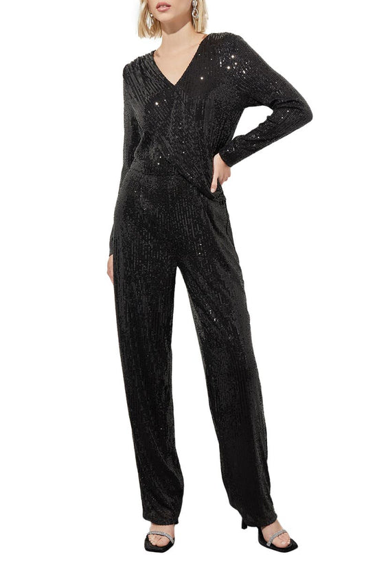 Sequin Long Sleeve Jumpsuit