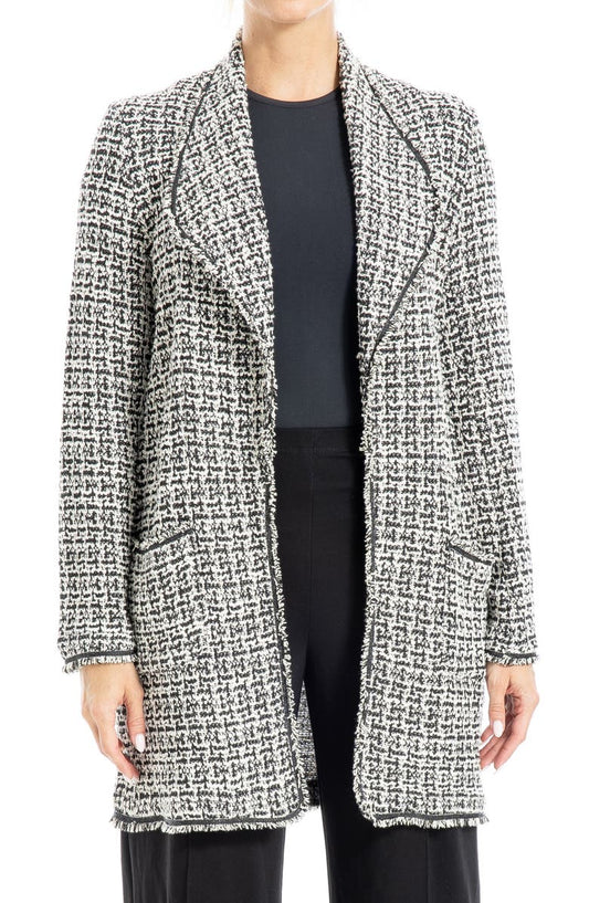 Tweed Longline Jacket