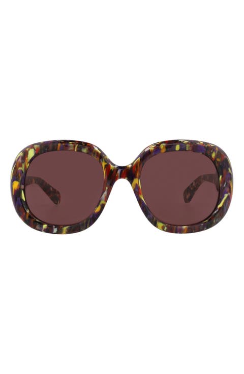 54mm Square Sunglasses