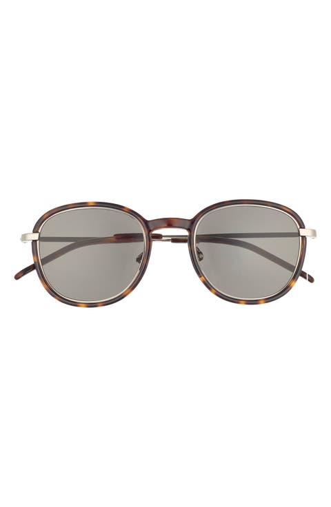 49mm Round Sunglasses
