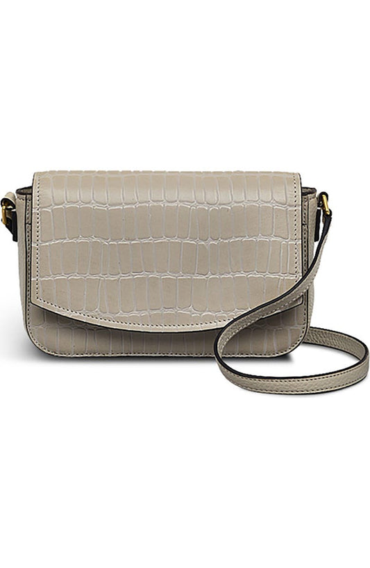 River Road Mini Croc Embossed Crossbody Bag