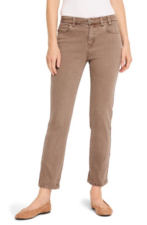 Vaqueros de pierna recta al tobillo