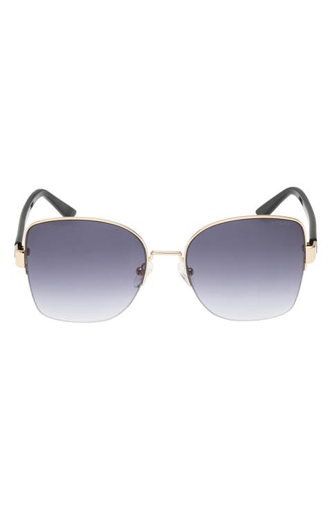 59mm Gradient Butterfly Sunglasses