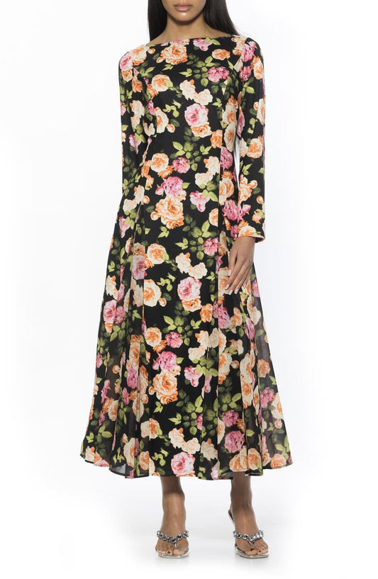 Elodie Floral Long Sleeve Maxi Dress