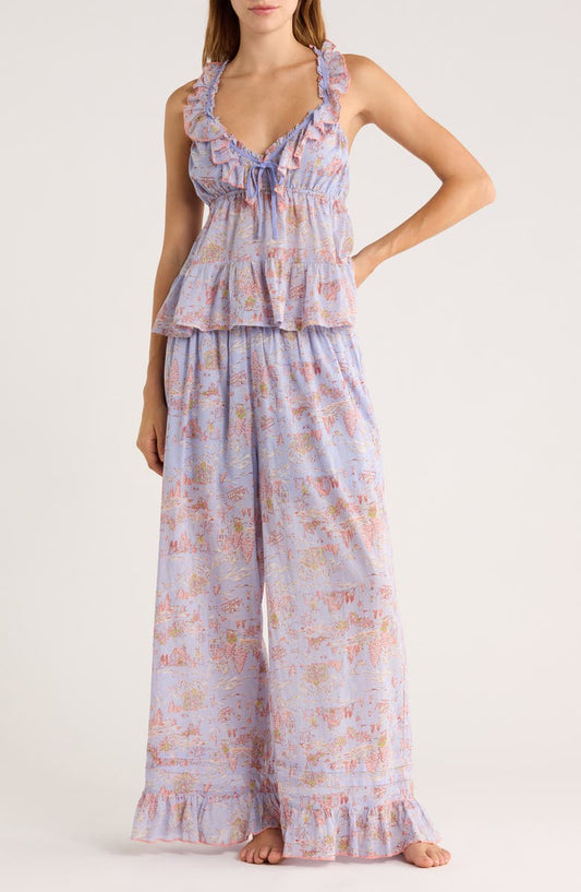 Tangled Lights Ruffle Pajamas