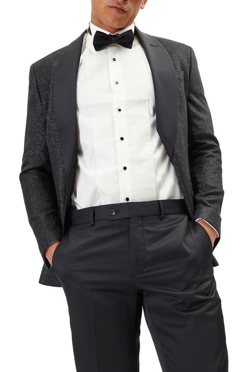 Chaqueta de esmoquin con brillo deslumbrante