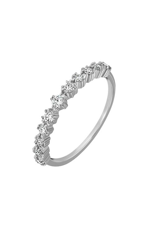 Anillo apilable de diamantes Liora de oro blanco de 18 quilates - 0,31 ct. (Exclusivo Nordstrom)