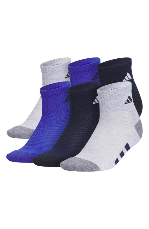 Pack de 6 calcetines acolchados AEROREADY Athletic Quarter Long para niños (niño grande)