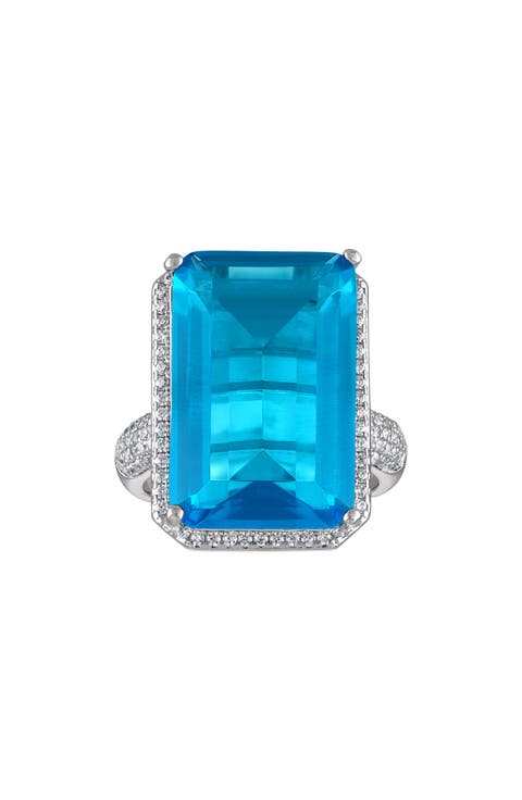 Cubic Zirconia Cocktail Ring