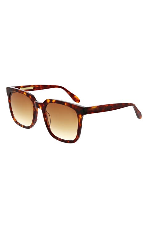 55mm Gradient Square Sunglasses