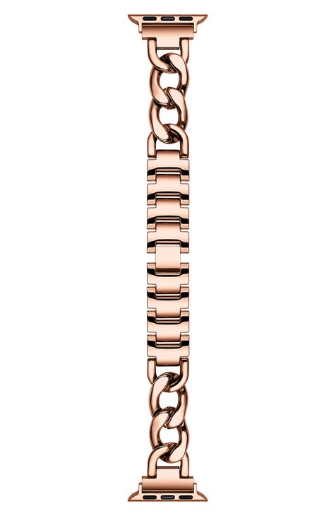 POSH TECH Pulsera Apple Watch Nikki Oro Rosa con Cadena