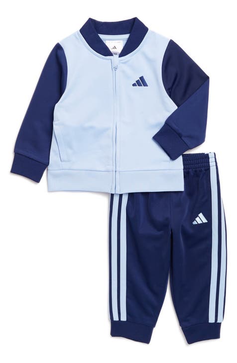 Conjunto de chaqueta bomber y pantalones de tricot (bebé)