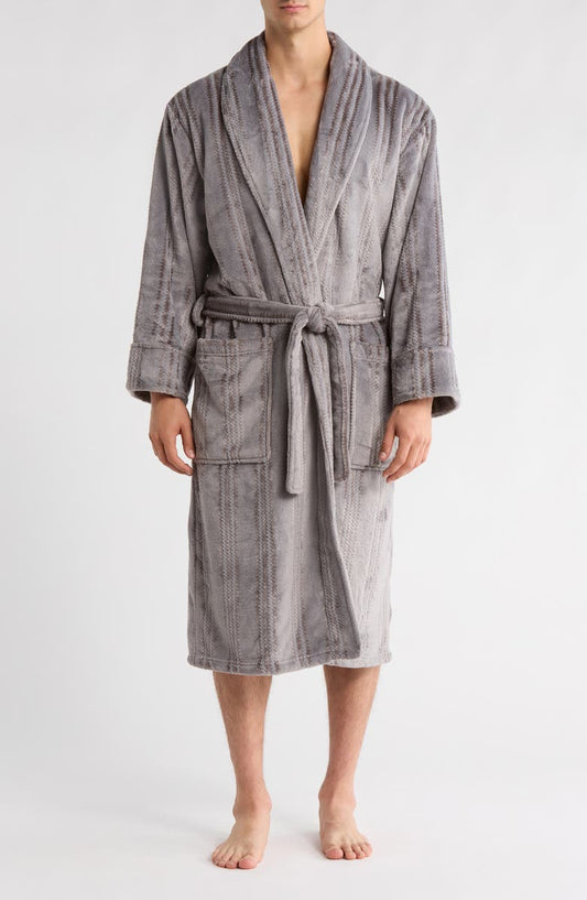 Chevron Plush Robe