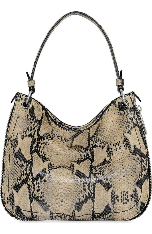 Durango Snakeskin Embossed Leather Crossbody Bag