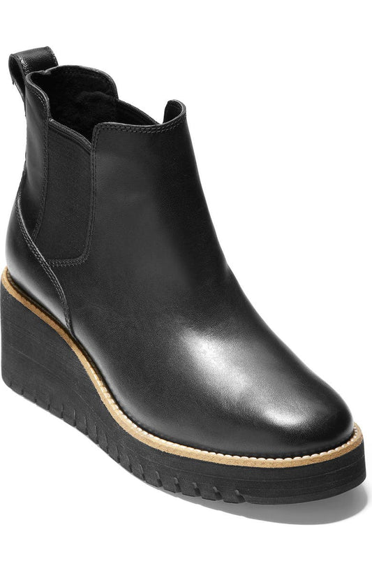 ZeroGrand Waterproof City Wedge Bootie (Women)