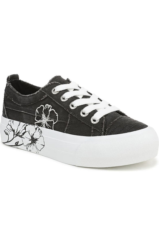 Sadie Sun Embroidered Flower Platform Sneaker (Women)