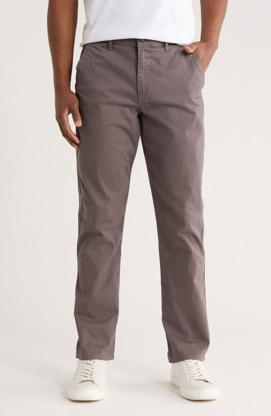 Sateen Flat Front Pants