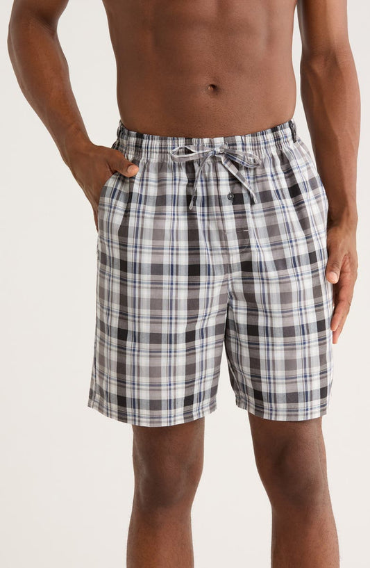 Plaid Pajama Shorts