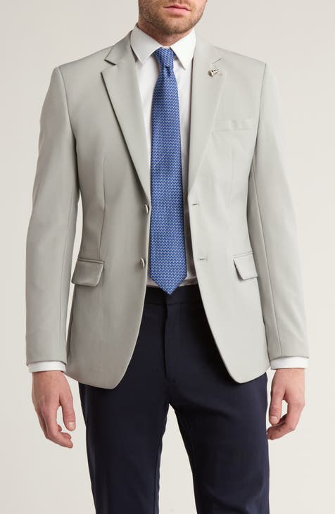 Blazer elástico de corte slim