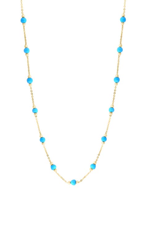 Turquoise Station Necklace
