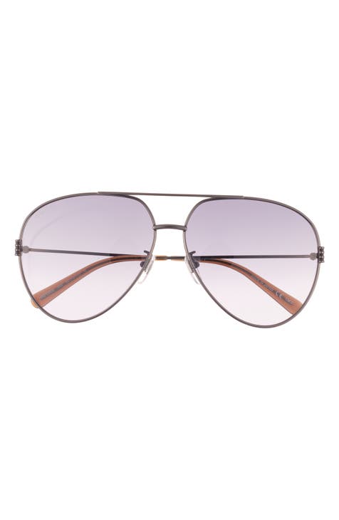 Gafas de sol de aviador graduadas oversize de 62 mm