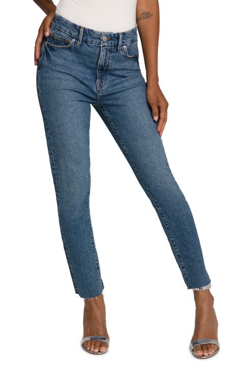 Jeans ajustados de cintura alta (tallas regulares y grandes)