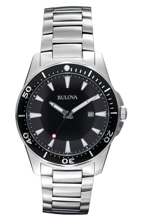 Reloj de pulsera de cuarzo con tres manecillas, 44 mm