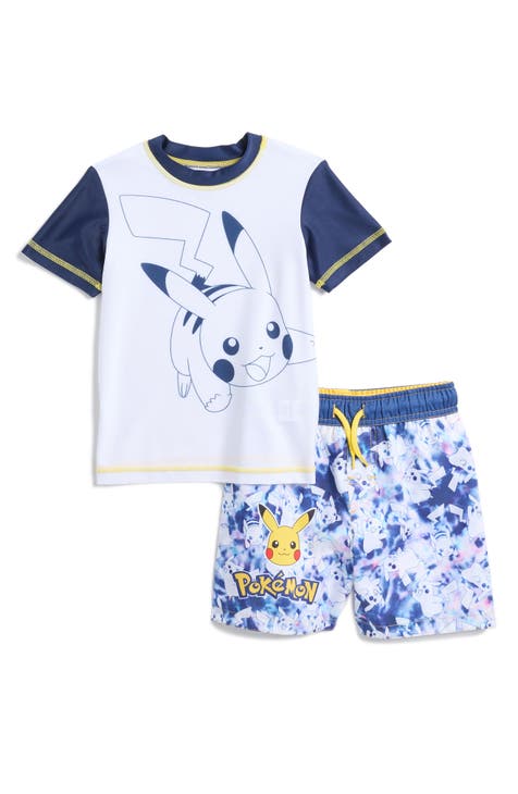 Set de Rashguard y Bañador Pokémon para niños (Niño pequeño)