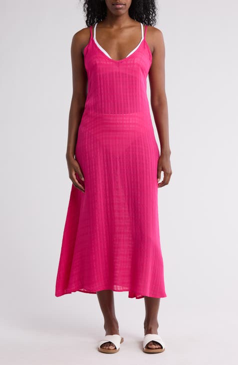 Vestido tipo pareo fluido texturizado