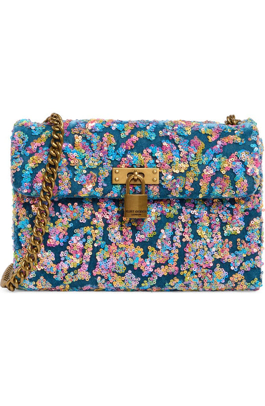 Medium Brixton Sequins Shoulder Bag