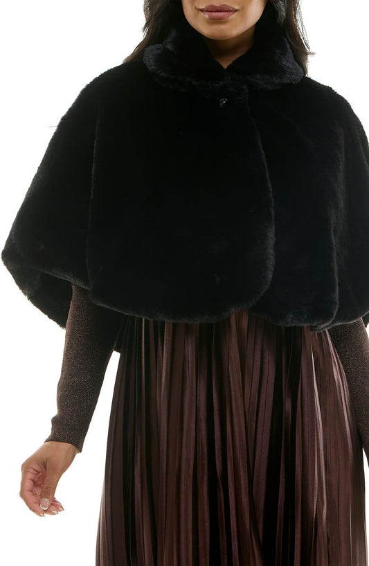 Faux Fur Capelet