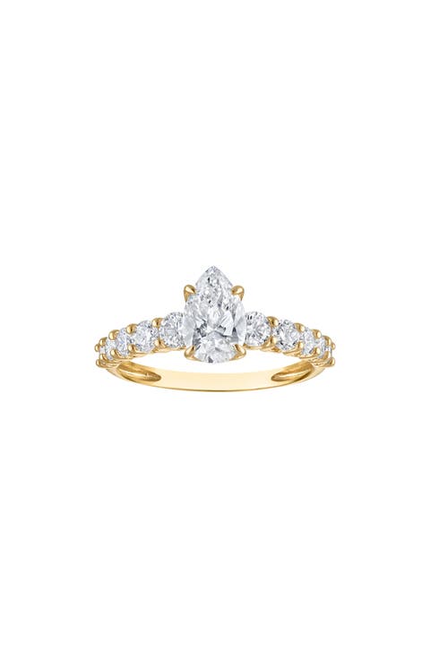 14K Gold Lab Grown Diamond Ring