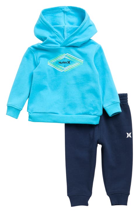 Conjunto de jersey con capucha y jogger (niños)