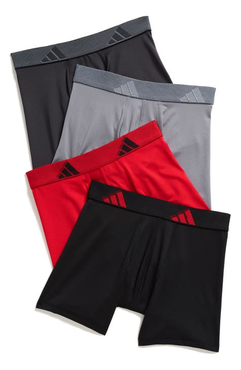 Paquete de 4 calzoncillos bóxer de microfibra para niños (niño grande)