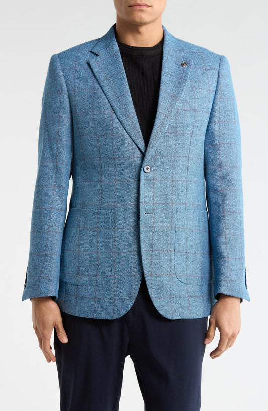 Slim Fit Two Button Blazer