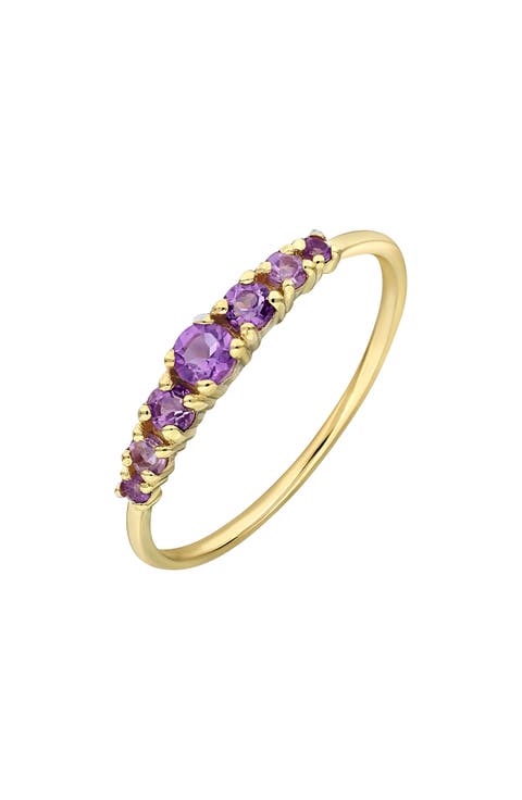 14K Gold Multi-Stone Ring