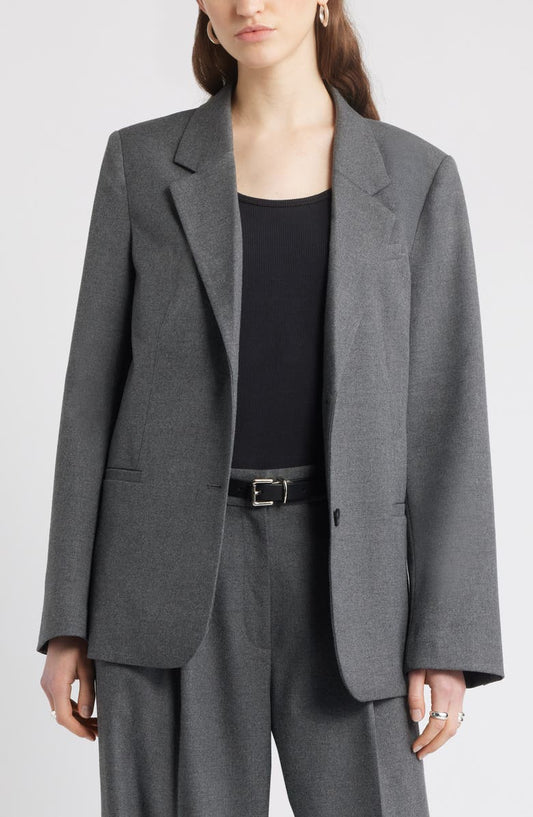 Heathered Boyfriend Blazer