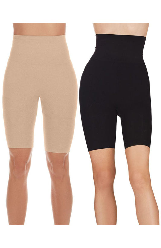 High Waist 2-Pack Shaping Shorts