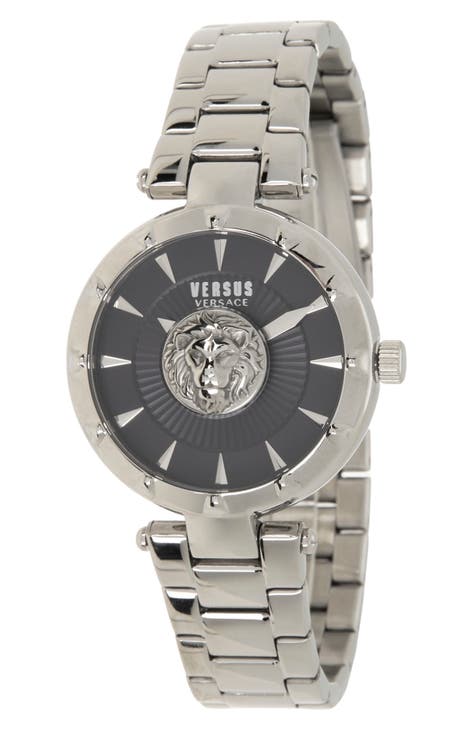 Reloj Sertie con pulsera de acero inoxidable, 36 mm