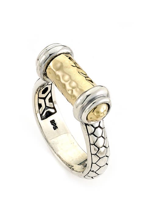 Anillo de barra con textura