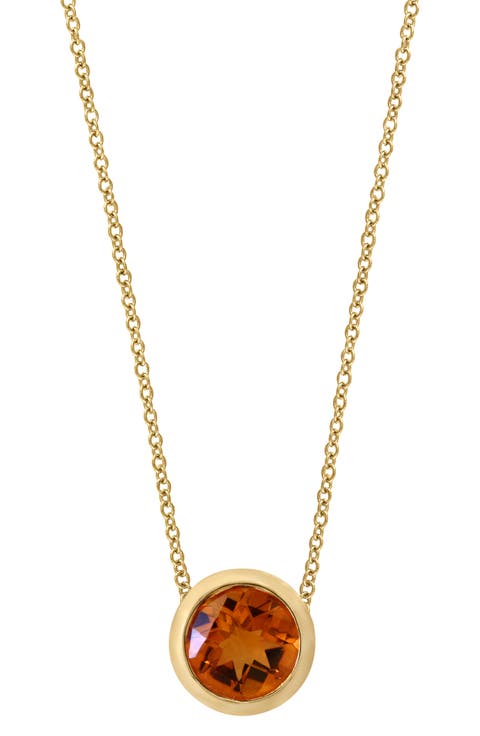 Stone Pendant Necklace