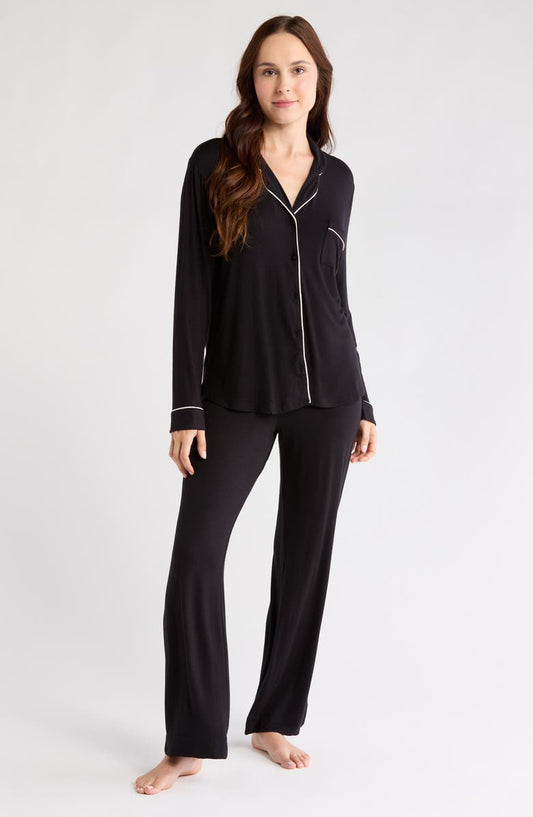 Tranquility Long Sleeve Shirt & Pants Pajamas (Regular & Plus)