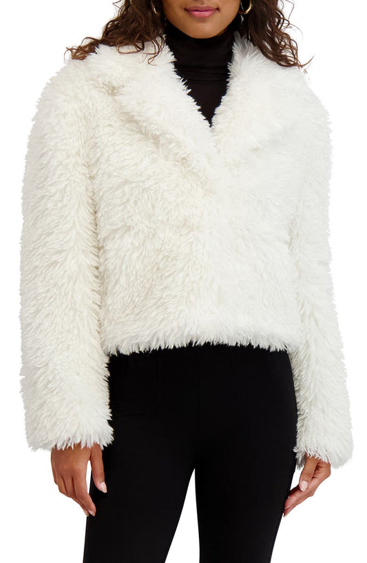 Faux Fur Crop Jacket