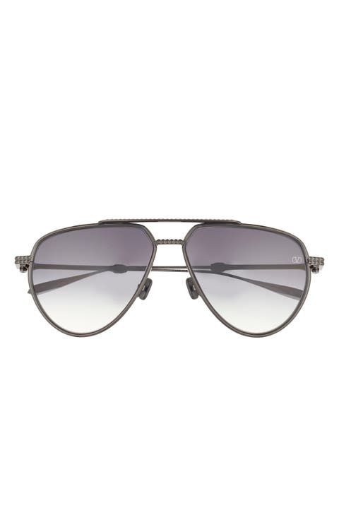 V-Stud II 59mm Aviator Sunglasses