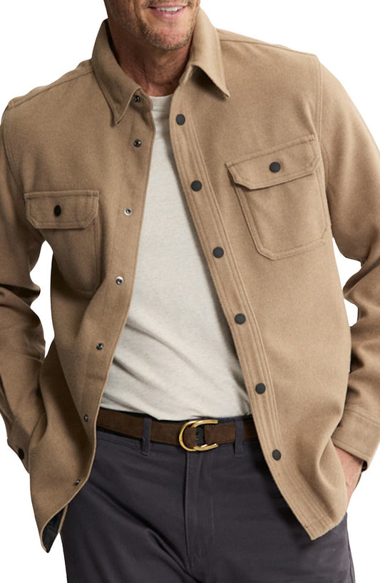 Knit Shirt Jacket